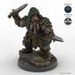 Hooded Male Dwarf Rogue C