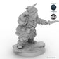Hooded Male Dwarf Rogue C