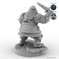 Hooded Male Dwarf Rogue C