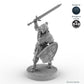Grimacing Male Elf Fighter B