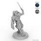 Grimacing Male Elf Fighter B
