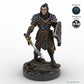Grimacing Male Elf Fighter C