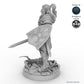 Grimacing Male Elf Fighter C