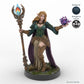 Flame-Wielding Female Elf Mage A