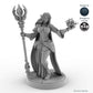 Flame-Wielding Female Elf Mage A