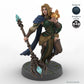 Flame-Wielding Female Elf Mage C