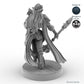 Flame-Wielding Female Elf Mage C