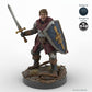 Sword and Shield Human Male Fighter A