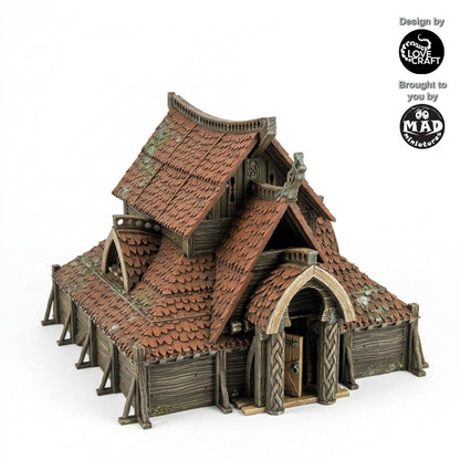 Viking Shingle Roof House