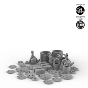 Viking Ship Props Set
