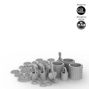 Viking Ship Props Set