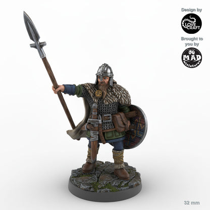 Viking Warrior Spearman A