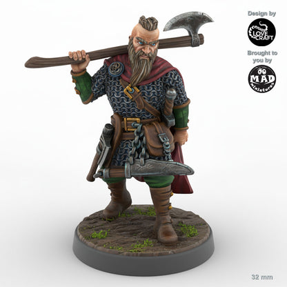 Viking Warrior Greataxe A