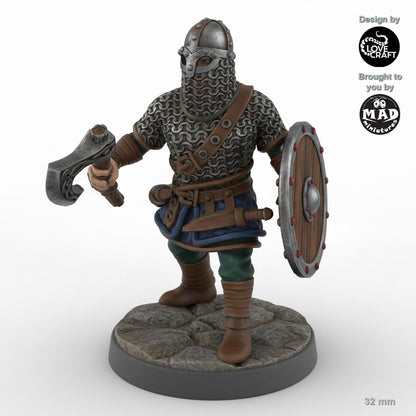 Viking Warrior Shieldbearer B