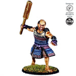 Wokou Paddle – A 28mm miniature designed by Iain Lovecraft, featuring a pirate warrior wielding a wooden paddle as a weapon, perfect for feudal Japan skirmish games.