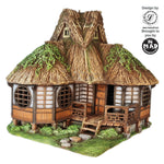 Geisha House (Okiya) terrain with sliding doors and detailed interior, designed by Iain Lovecraft and made by Mad Miniatures
