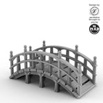 Traditional Japanese-style Guzei bridge terrain piece for Nippon Saga in 28mm scale from Mad Miniatures