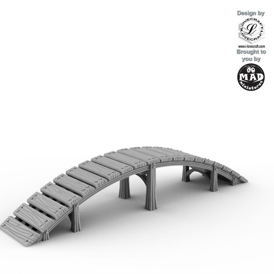 Large Span Bridge from Nippon Saga, designed by Iain Lovecraft, 3D printed by Mad Miniatures.