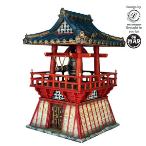 Temple Bell Tower from Nippon Saga, designed by Iain Lovecraft and brought to you by Mad Miniatures