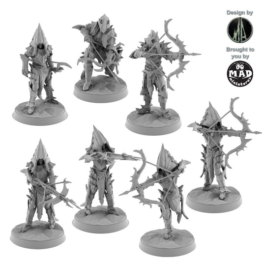 Mad Miniatures Orc Archers – Army of Chaos 32mm miniatures by Monolith Arts