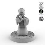 Nippon Saga Tea Lady II miniature by Iain Lovecraft, produced by Mad Miniatures