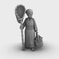 Woman with Hand Net